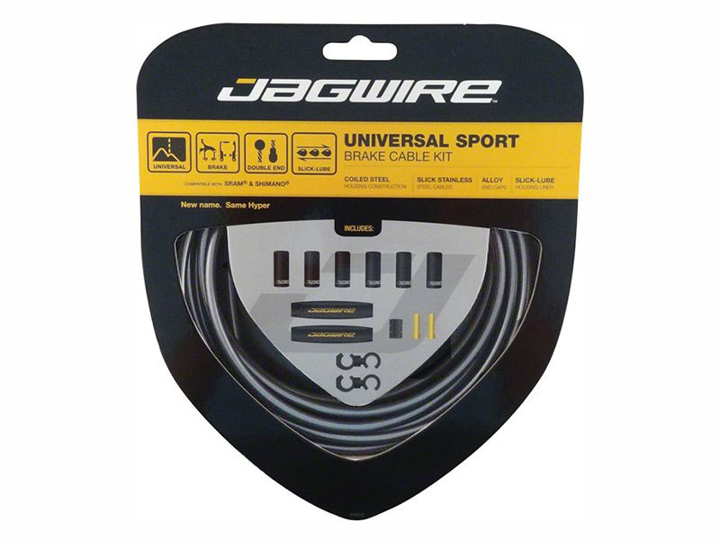 Набор рубашек и тросиков тормоза Jagwire Universal Sport Brake Kit Ice Gray (UCK410)